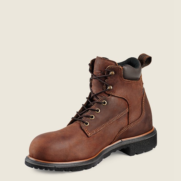 Safety Støvler Herre - Red Wing Dynaforce® - 6-Inch Waterproof Toe - Brune - WLUFDJ-684